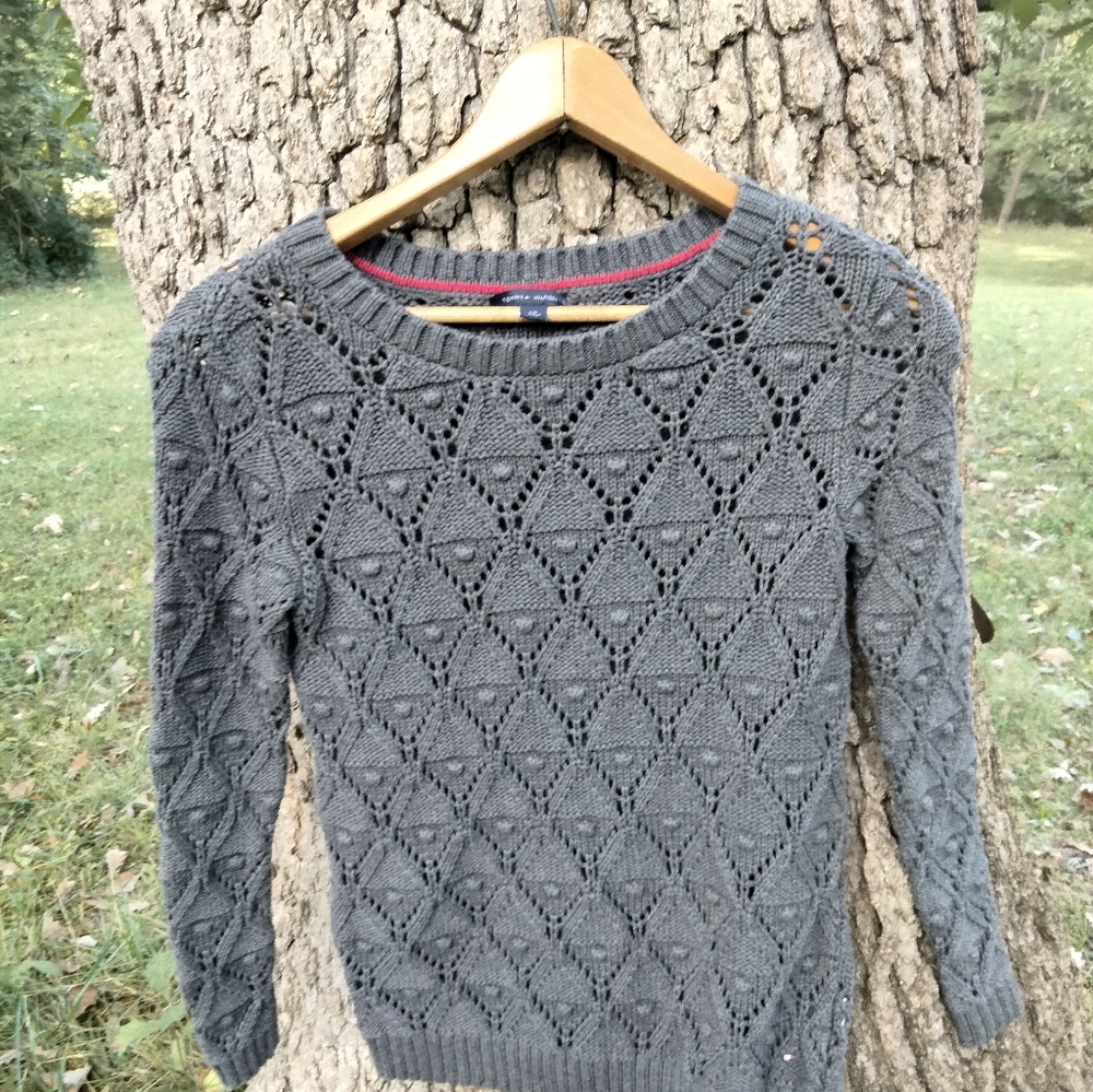 Tommy Hilfiger Crochet Look Sweater in size S
